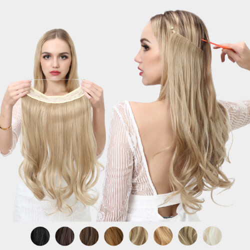 💇‍♀️Kiváló minőségű Halo hajhosszabbítások