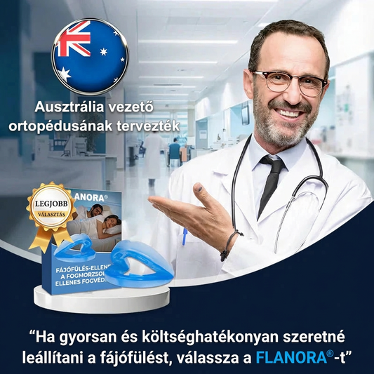 😴Az alvás megmentője🔥1+1 ingyen😪Flanora® Plus Horkolásgátló Szájbetét – CPAP/MAD Alternatíva – 180 Napos Garancia!