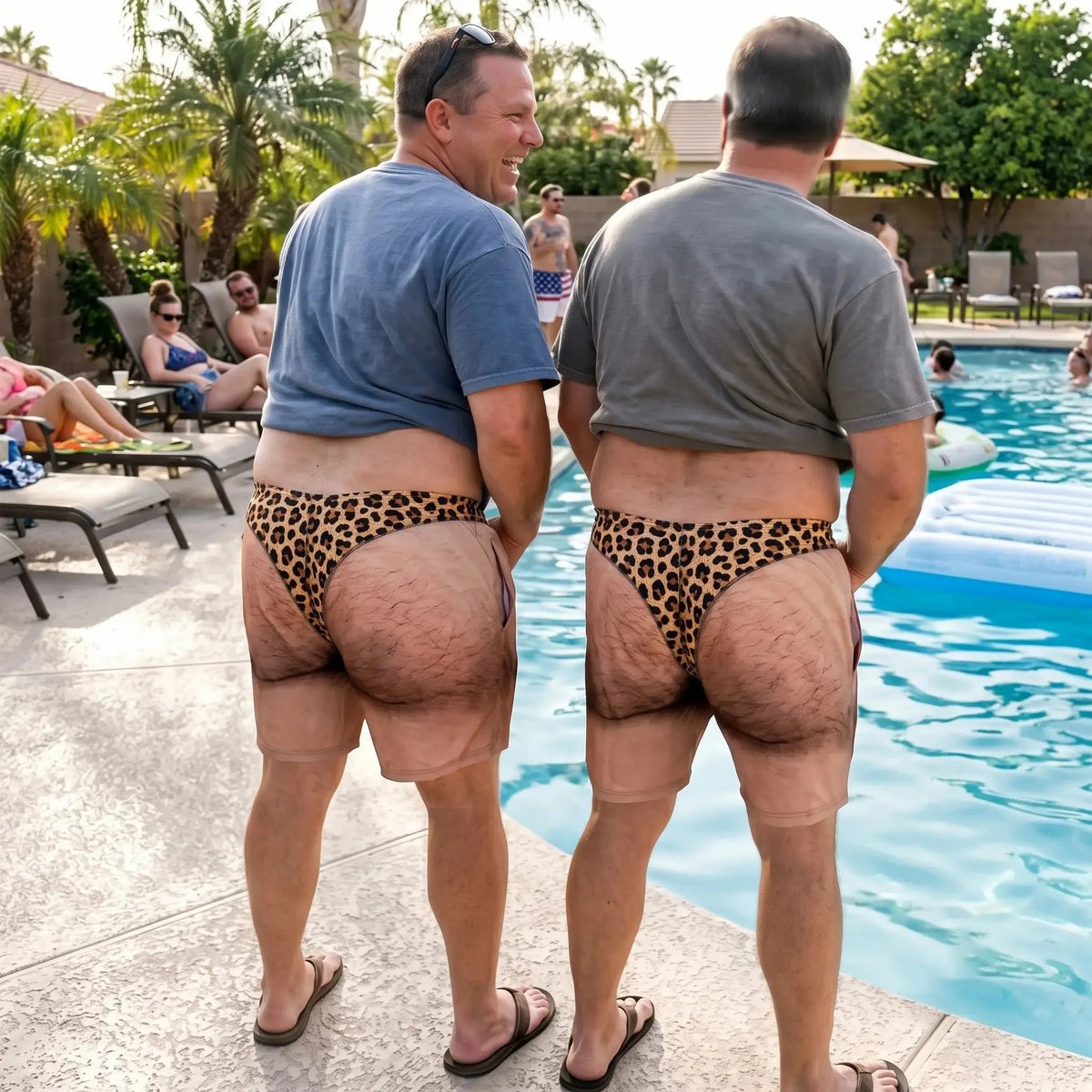 A mókás "Cheeky Commando" úszónadrág garantáltan kétszer is meg fogja nézni az embert!