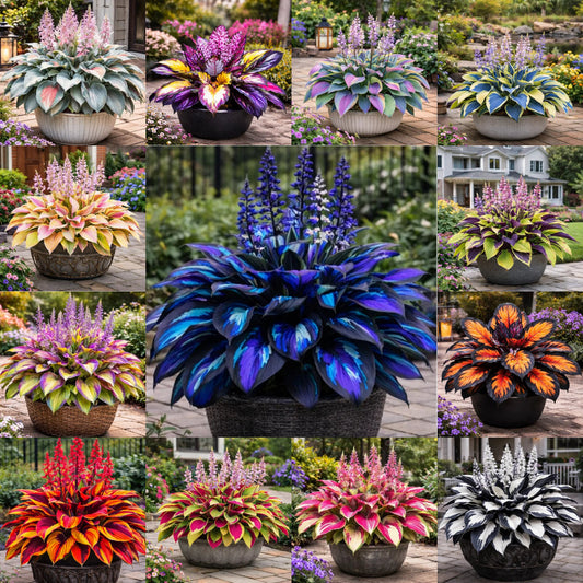 🌈 Hosta hagymák 🌿 Többszínűek, könnyen termeszthetők, bármilyen teret feldobnak 🪴