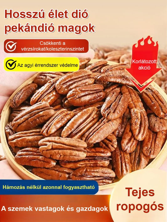 【Hosszú élet gyümölcse】Prémium új áru héj nélküli pekándióbél