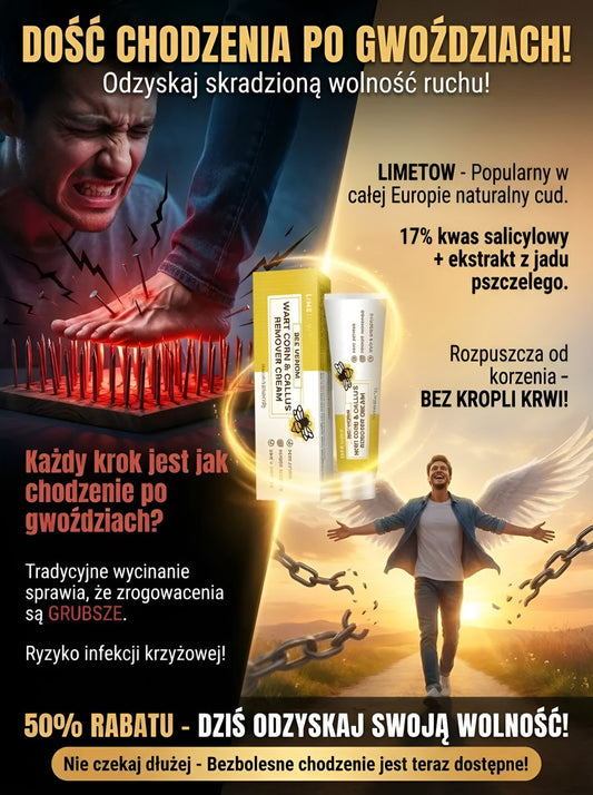 Méhemmérges tyúkszem és bőrkeményedés eltávolító krém