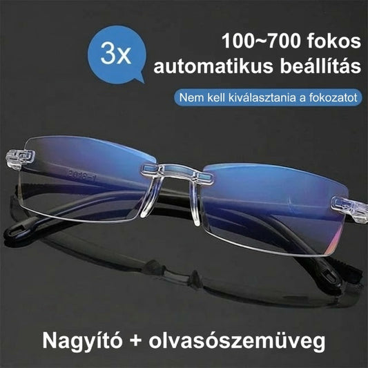 🔥1+1 ingyenes🔍👀 Közelre és távolra is éles látás | Öntérfókuszú olvasószemüveg👓