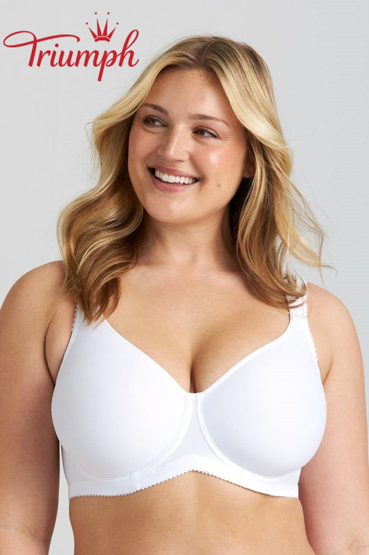 Triumph® 4 részes szett 🥰 A kényelmes melltartó tiszta pamutból készült, és nagyobb mellmérettel rendelkező nők számára alkalmas.