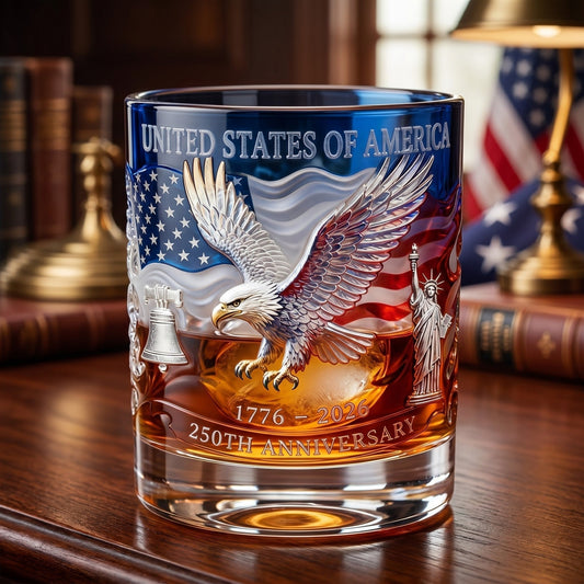 Limitált kiadású, 2026-os USA 250. évfordulós emlékpohár – 1776-2026 Heritage Edition
