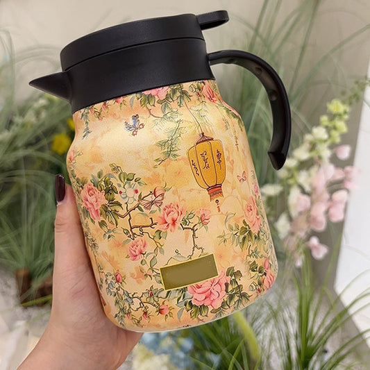 🍵1000ml Vákuumos szigetelt teáskanna szűrővel