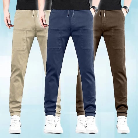 👖🔥 MultiPants – Extra Rugalmas & Strapabíró Sokzsebes Férfi Cargo Nadrág | Maximális Kényelem