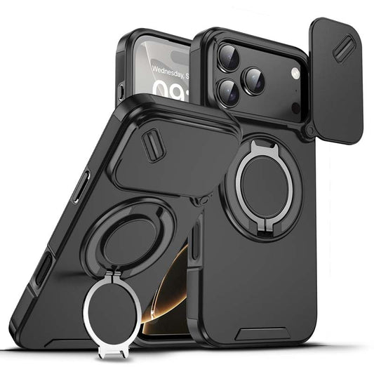 🔥Mágneses telefontok gyűrűs állvánnyal iPhone-hoz✨
