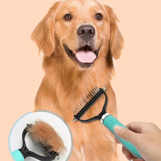 😺🐶1+1 ingyen🧹 Kétoldalas fésű macskáknak és kutyáknak egyaránt🐾