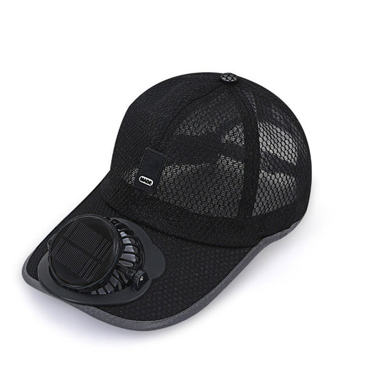 🔥Lélegző baseball sapka napelemes ventilátorral