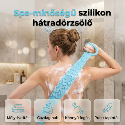 🚿🧼2+1 ingyen💦Kétoldalas szilikon hátdörzs🌿