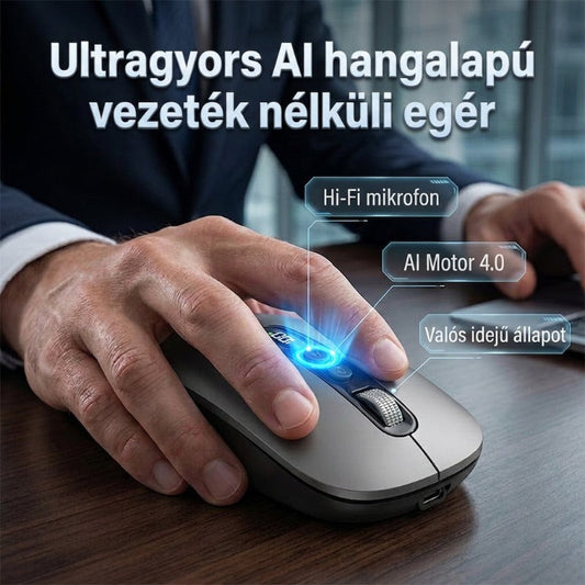 🖱️ AI-alapú intelligens hangvezérlésű egér – hangvezérelt gépelés